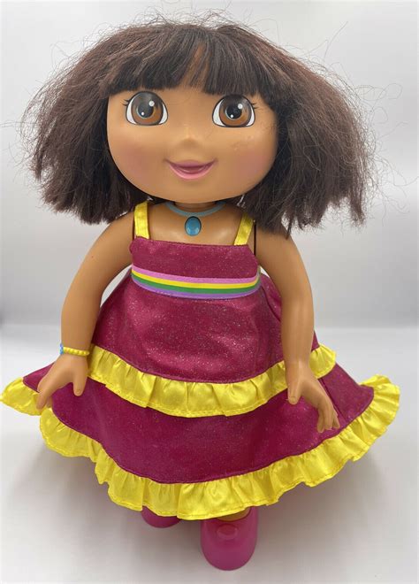 2008 MATTEL DORA THE EXPLORER ANIMATED SINGING DANCING DANCE WITH ME DOLL - Action Figures ...