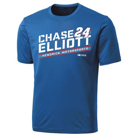 Men's Chase Elliott Royal Polyester Performance T-Shirt | NASCAR Shop