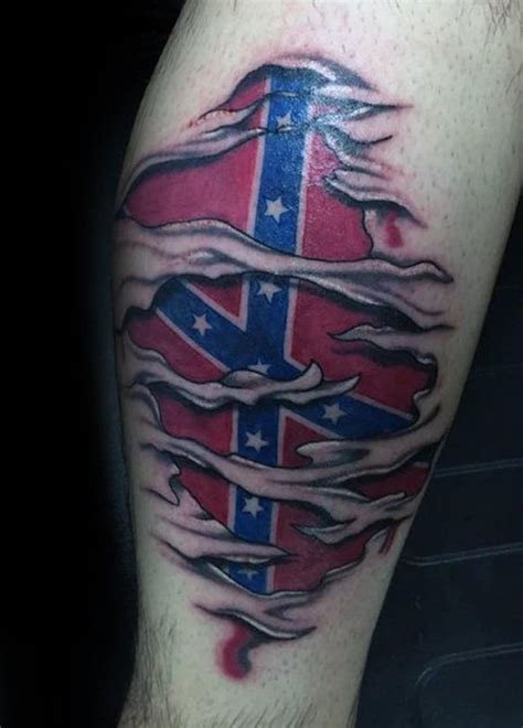 125+ Rebel Flag Tattoo with Amazing Design Ideas - Wild Tattoo Art