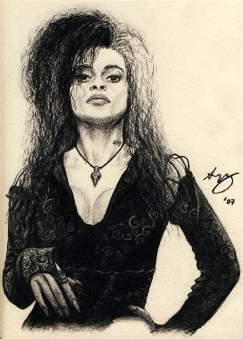 Bellatrix Lestrange by Lyvyan on DeviantArt | Harry potter portraits, Harry potter drawings ...