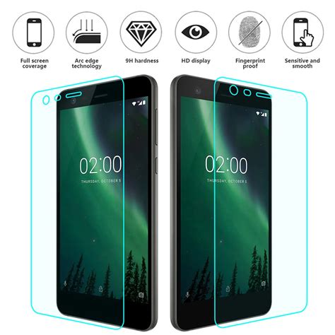 0.26mm Screen Protection Tempered Glass Film For Nookia 1 2 Screen Protector Cover For nokia 7 8 ...