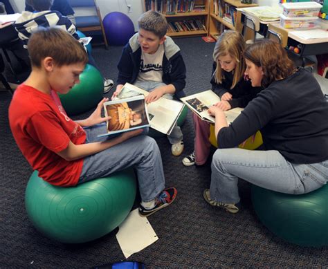 Ann Arbor Christian School finds yoga balls help students learn