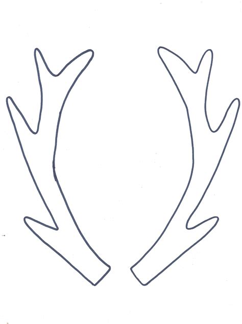 Reindeer Antlers Template | www.galleryhip.com - The Hippest Pics