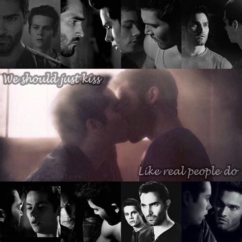 Stiles And Derek Kiss