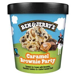 Ben & Jerry's Caramel Brownie Party Ice Cream Tub - £3 - Compare Prices