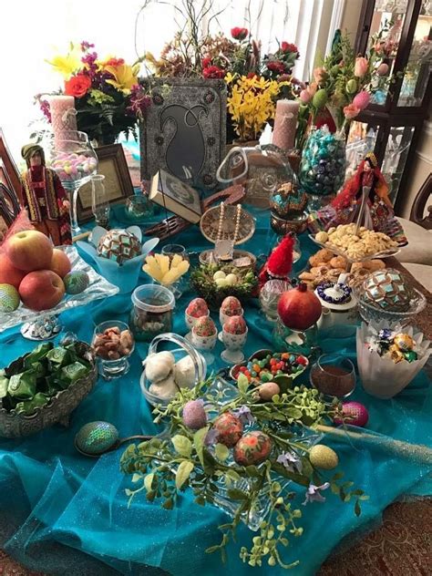 Pin by Maryam Ahmadi on عيد نوروز 1398 | Spring baskets, Nowruz table ...