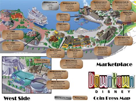 downtown disney map 2015 - Google Search | Disney music resort, Disney ...