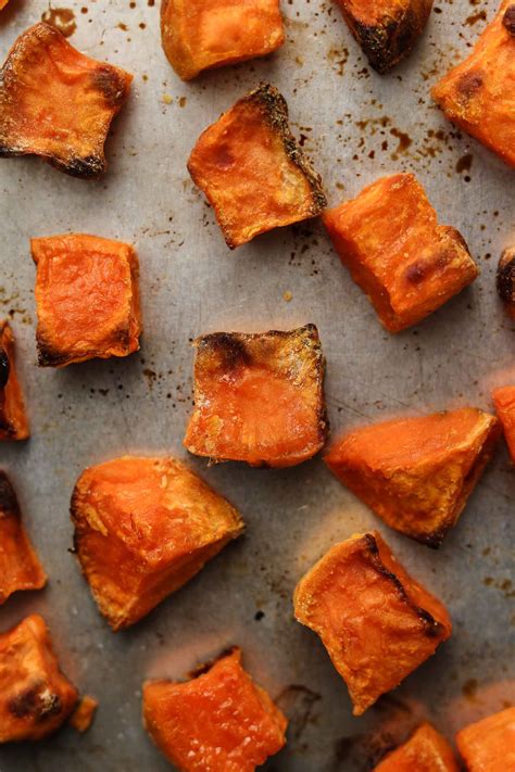 Crispy Roasted Sweet Potatoes - Okonomi Kitchen