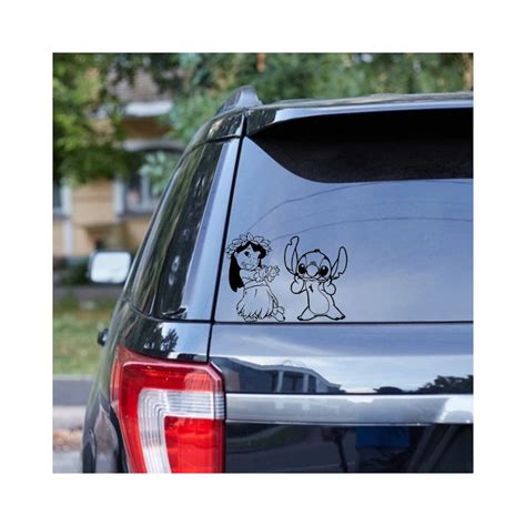 Lilo and Stitch Car Window Decal/sticker With FREE APPLICATION - Etsy