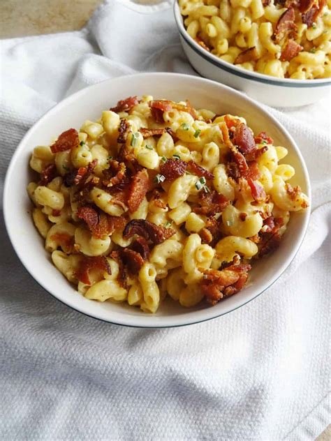 Bacon Mac and Cheese Recipe (Creamy & Delicious) - Savory With Soul