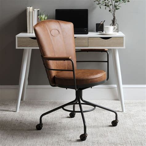 Hardy Office Chair - Tan - Woods Furniture