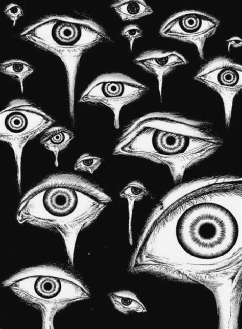 weareyounggawds | Eye art, Horror art, Psychedelic art