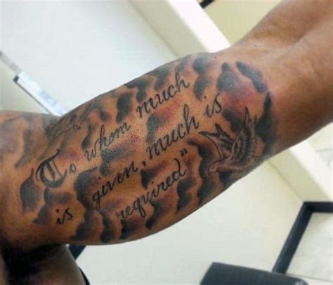 Inner Bicep Tattoo Quotes