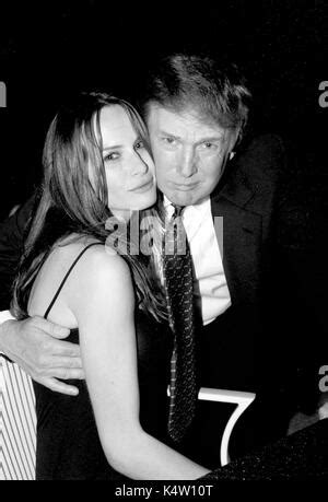 PALM BEACH, FL - 2008: Donald Trump and Melania Knauss at the Mar-A-Lago Club in 2008 in Palm ...