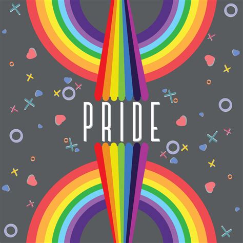 Download Cute LGBT Rainbow Vector Art Wallpaper | Wallpapers.com