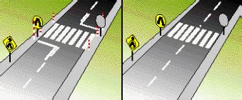 What does a pedestrian crossing indicate? | Driver Knowledge Test