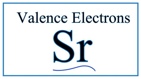 How to Find the Valence Electrons for Strontium (Sr) - YouTube