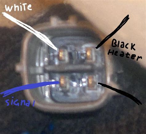 Toyota O2 Sensor Wire Colors