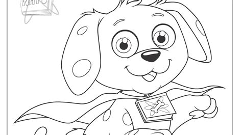 Woofster! Coloring Page | Kids Coloring Pages | PBS KIDS for Parents