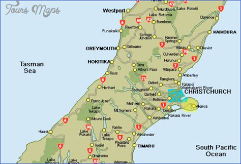 Akaroa New Zealand Map - Zealand Map