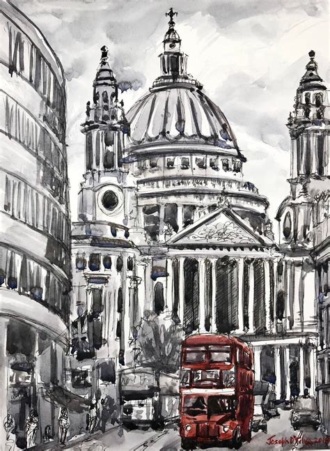 London City Art / Watercolor Painting / Saint Paul's - Etsy Canada ...