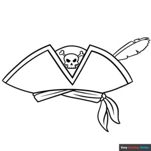 Pirate Hat Coloring Page