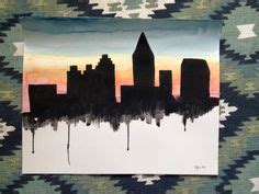 Atlanta Skyline Painting at PaintingValley.com | Explore collection of ...