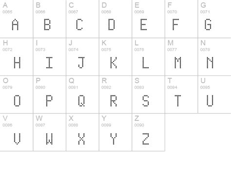 Dotmatrix Font - FontZone.net