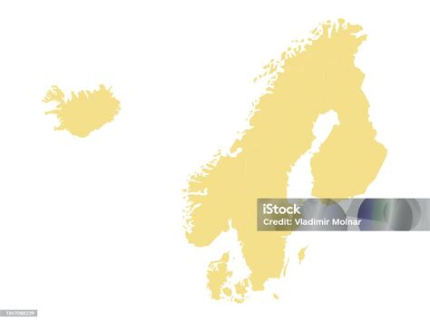 Carte Des Pays Nordiques Vecteurs libres de droits et plus d'images vectorielles de Abstrait ...