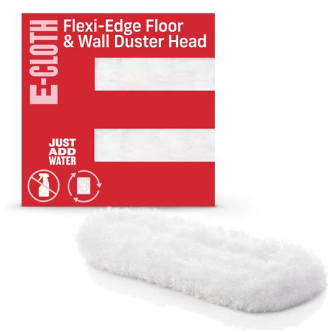 E-Cloth Flexi-Edge Floor & Wall Duster Head, Reusable Dusting Mop for ...