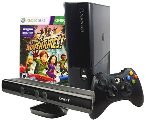 Microsoft Xbox 360 Slim E 4GB Bundle | Console, Controller, Cords, Kinect + Game | eBay