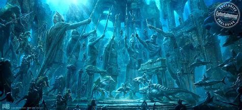 First look at Atlantis warriors riding great white sharks in 'Aquaman ...