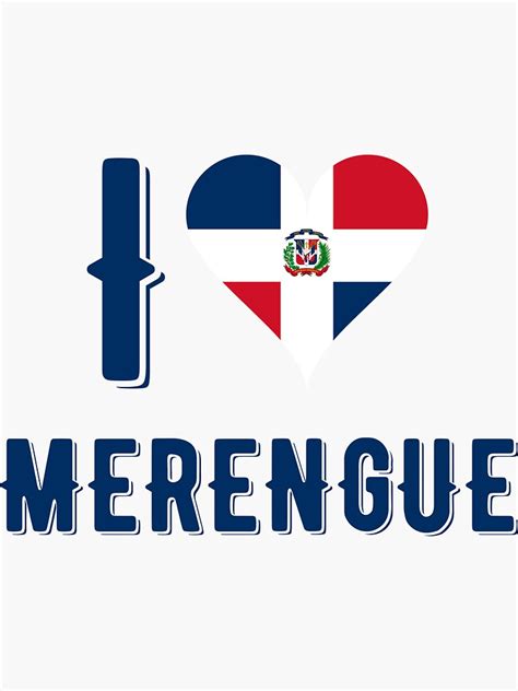 "I Love Merengue" Sticker by LatinoTime | Redbubble