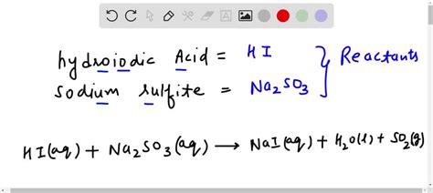 SOLVED: Enter a molecular equation for the gas-evolution reaction that ...