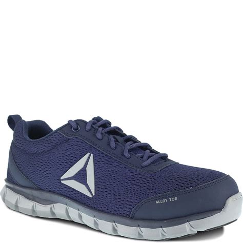 Reebok Men's Sublite SD Safety Shoes - Navy/Grey | elliottsboots