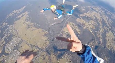 Chilling final moments before tandem skydivers plunge to their death captured on video