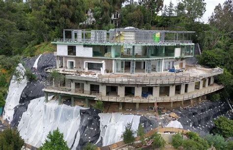 Mohamed Hadid's abandoned mega-mansion project - Bel Air California ...