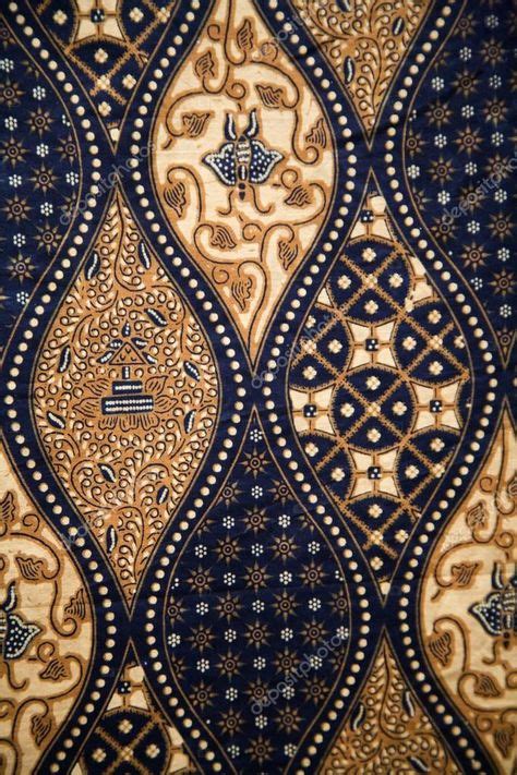 Detail of a batik design from Indonesia | Seni tekstil, Pencetakan ...