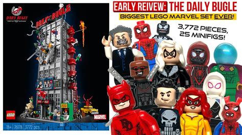 LEGO Daily Bugle Review BIGGEST LEGO Marvel Set EVER!, 57% OFF