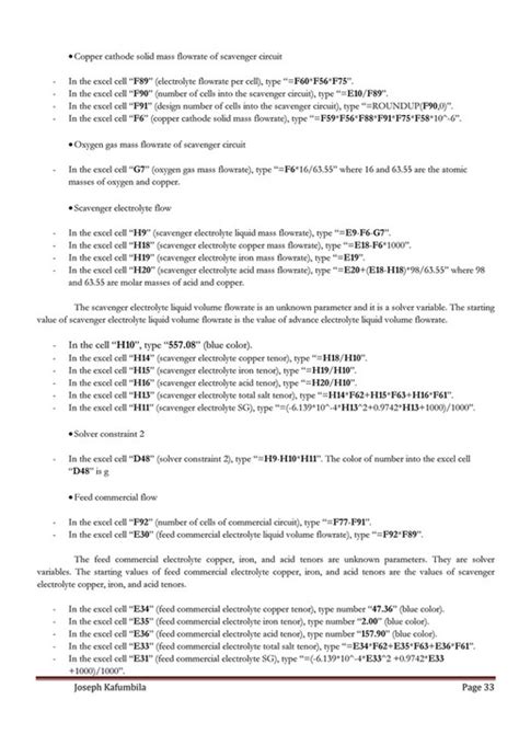 My publications - Design of copper electrowinning circuit - Page 32-33 - Created with Publitas.com