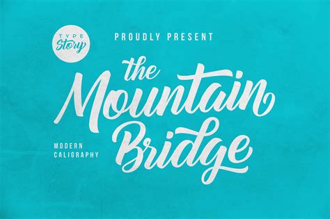 Mountain Bridge Font - Free Font