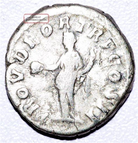 Authentic Lucius Verus - Roman Coin, Ar Silver Denarius - Rv. Providentia - C309