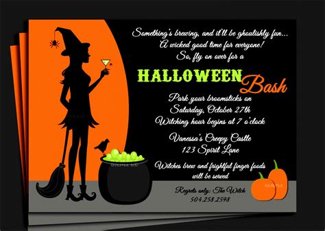 How to make halloween invitations on microsoft word | gail's blog