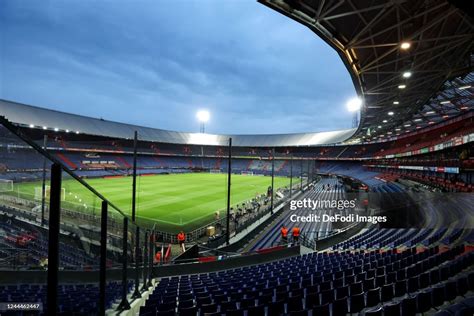 Stadion Feijenoord Stadium inside view prior to the UEFA Europa... News ...