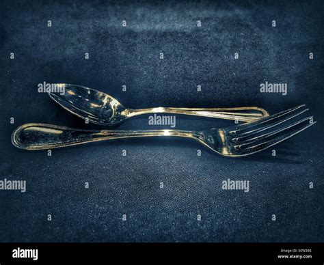 Fork and spoon Stock Photo - Alamy