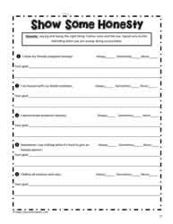 Honesty Worksheets