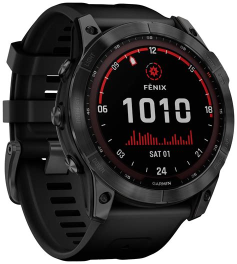 Garmin FENIX® 7X SOLAR Smartwatch Svart | Conrad.se