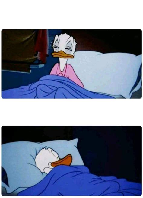 Donald Duck Sleeping Blank Template - Imgflip