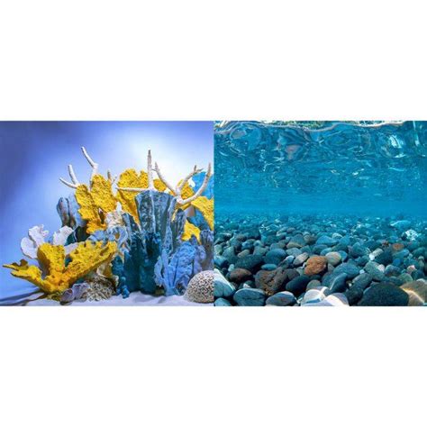 River Rock/Coral Bliss Aquarium Backgrounds - Bulk Reef Supply