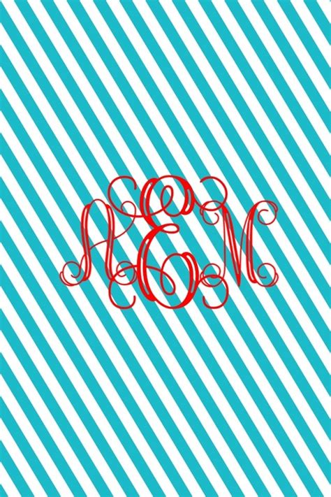 Preppy Monogram Wallpaper - WallpaperSafari